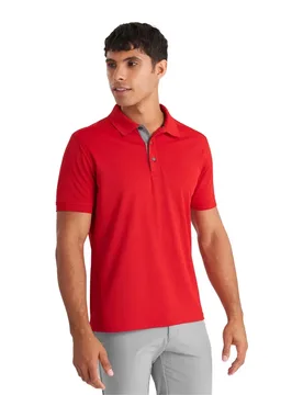 Golf Polo A Maniche Corte Club Red L - Calvin Klein - FashionsVida