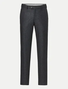 Regular-Fit Flanellhose Grau 54 - Hiltl - FashionsVida