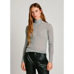 Maglione A Collo Alto Natalia Silver S