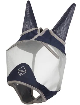 Fliegenmaske Armour Shield Pro Half Mask, navy/grey XL - Le Mieux - FashionsVida