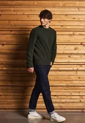 Street One Ottoman Langarmshirt male Grün