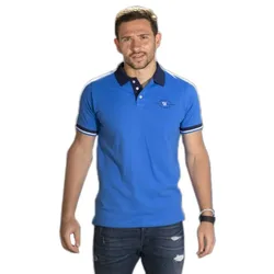 Fuster Short Sleeve Polo Blue XL