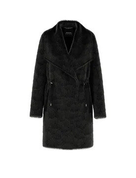 CAIN Mantel in Felloptik schwarz 38 Damen - Marc - FashionsVida