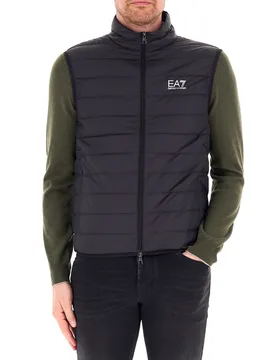 Piumino smanicato NERO XL - EA7 EMPORIO ARMANI - FashionsVida