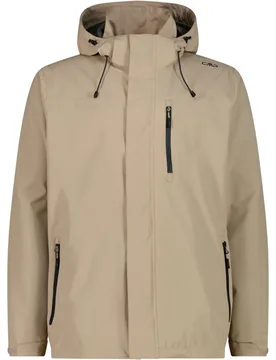 Man jacket zip hood with ventilation chubasquero hombre Gris (50) - CMP - FashionsVida