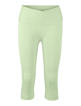 Komfort-Capri-Leggings "Leonie" gruen S Damen - wedolina - FashionsVida