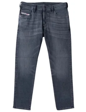 Mens D-Yennox Tapered Fit Grey Jeans Cotton - Size 28w/30l - Diesel - FashionsVida