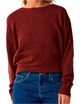 Emily sudadera mujer Granate (XS) - Rip curl - FashionsVida