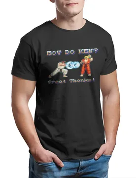 How do Ken Street Fighter Retro Arcade Game kick boxing funnu t-shirt for men Pure Cotton Plus size Mens shirts graphic tee - Aliexpress - FashionsVida