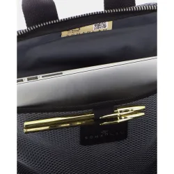 Mochila de hombre de tejido sostenible para portátil
