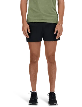 Sport Essential Short Uomo - Pantaloncini Nero - Taglia S - Poly Jersey S - New Balance - FashionsVida