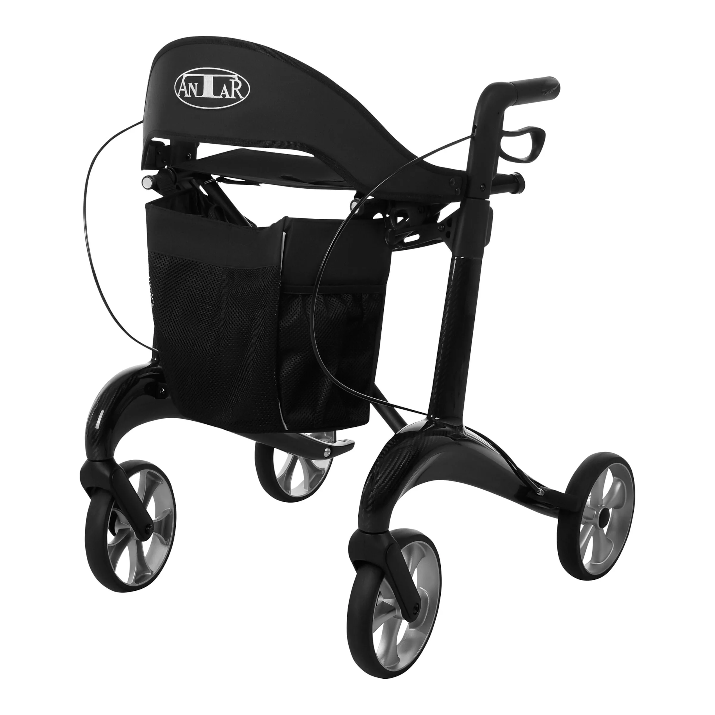 Carbon Rollator AT51137 schwarz - Antar - FashionsVida