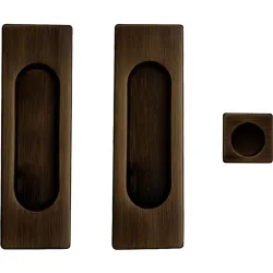 Kit Puertas Correderas Embutir Rectangular 30 Ø - 125 x 21 mm