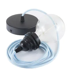 Cables Lampe Suspendue Pendel Pour Abat-jour Rm17 1 M Light Blue / Black One Size