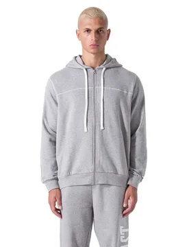 Sweat-shirt à Zip Felpa Grey Melange / Grey Melange M - Everlast - FashionsVida