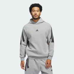 Unisex Basketball Spacer Hoodie (Gender Neutral) - Light Grey - Size X-Small