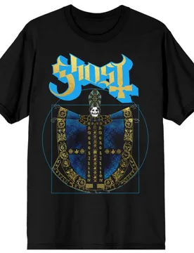T-Shirt - Papa Vitruvium - M - für Männer - Größe M - schwarz - Lizenziertes Merchandise! - Männer - male - GHOST - FashionsVida