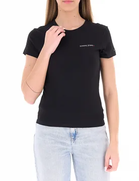 T-shirt girocollo NERO XS - Tommy hilfiger - FashionsVida