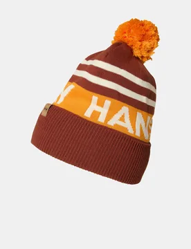 Unisex Ridgeline Retro Ski Beanie Brown STD - Iron Oxide Brown - Unisex - Helly Hansen - FashionsVida