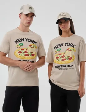 Camiseta de hombre Pizza Graphic - new era - FashionsVida