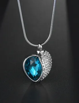 Dropship Angel Wings Crytsal Heart Cremation Memorial Necklace Jewelry Can Open Keepsake Ashes Urn Pendant Always in my Heart - Aliexpress - FashionsVida