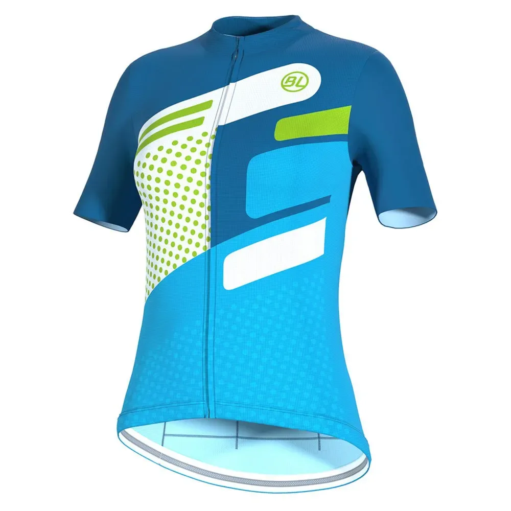 Maglia A Maniche Corte Asolo Turquoise - Bicycle Line - FashionsVida