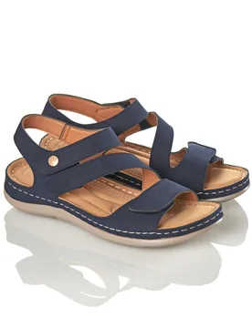 Pagen Komfort-Sandale "Pia" marine - 3Pagen - FashionsVida