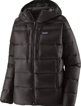 Doudoune en duvet nautrel - M's Fitz Roy Down Hoody Black en Nylon - Taille M - Noir - Patagonia - FashionsVida