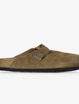 Boston Suede Dark Tea marron 43 - Birkenstock - FashionsVida