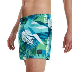 Printed Leisure 14´´ Swimming Shorts Dark Petrol / Tile / Neon Absinthe / White S Men
