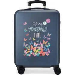 Maleta de cabina give yourself time rígida con capacidad de 35l
