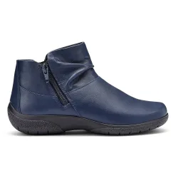 Women's Extra Wide 'Murmur' Ankle Boots in Dark Navy Size: 8 - Dark Navy - Size: 8