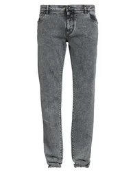 DOLCE&GABBANA Jeanshose Herren Grau 44 Herren