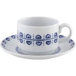 Taza de té con plato Azure Lux