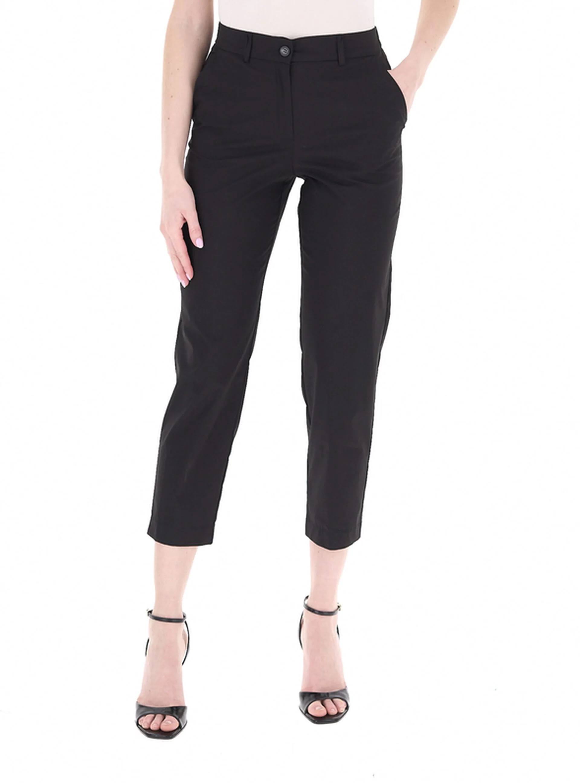 Pantalone a sigaretta NERO 48 - 2 LINKS - FashionsVida