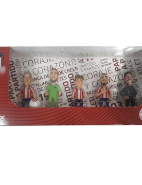 Blister 5 Minix Atlético De Madrid Figurines 7 Cm Multicolor One Size unisex - Cerda Group - FashionsVida