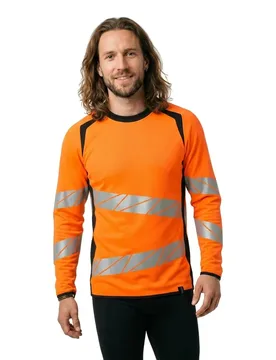 Sweat-shirt Accelerate Safe 19084 Hi-Vis Orange / Dark Navy XS - MASCOT - FashionsVida