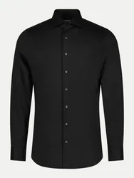 Roy Robson Slim-Fit Hemd Schwarz 42