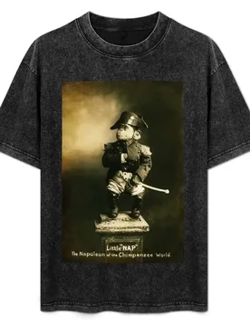 Little Nap The Napoleon of the Chimpanzee World! T-Shirt Work Wear Short Sleeve T-Shirt - Aliexpress - FashionsVida