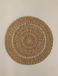 Set of 4 Seagrass Placemats Natural
