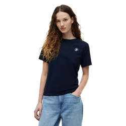 Maglietta A Maniche Corte Ww0ww991 Dark Night Navy L