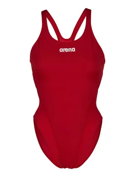 Team Tech Solid Swimsuit Red / White FR 42 Women - Arena - FashionsVida