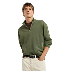 Felpa Con Mezza Zip Jacques Marsh Green XL