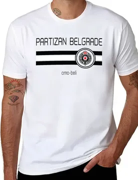 Super Liga - Partizan Belgrade (Away White) T-Shirt man t shirt luxury man t shirt graphic T-Shirt - Aliexpress - FashionsVida