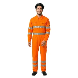 Combinaison Avec Poches Pour Genouillères Safe Classic 00419 Hi-Vis Orange 68