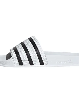 Originals Adilette White / Core Black 4 Unisex - Adidas - FashionsVida
