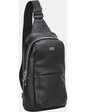 Bandolera de un asa con bolsillo frontal - Boss - FashionsVida