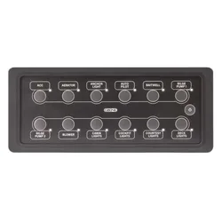 Button Waterproof Horizontal Keyboard Black One Size unisex