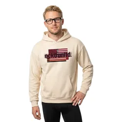 Felpa Con Cappuccio Eckohd112m Sand XL