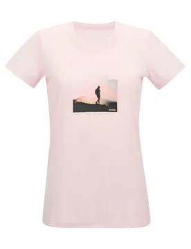 Womens/ladies Fingal Adventure Print T-Shirt (Pink Haze) - Light Pink - Size 12 Uk - Regatta - FashionsVida